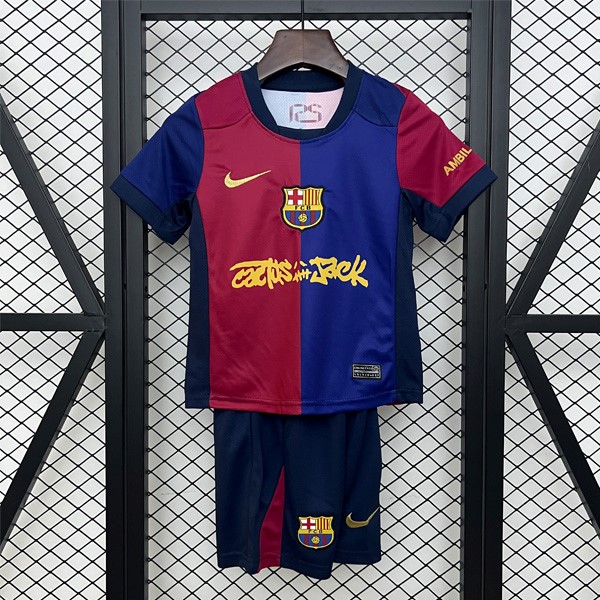 Camiseta Barcelona Primera Niño Limited Edition Travis Scott 2024-2025